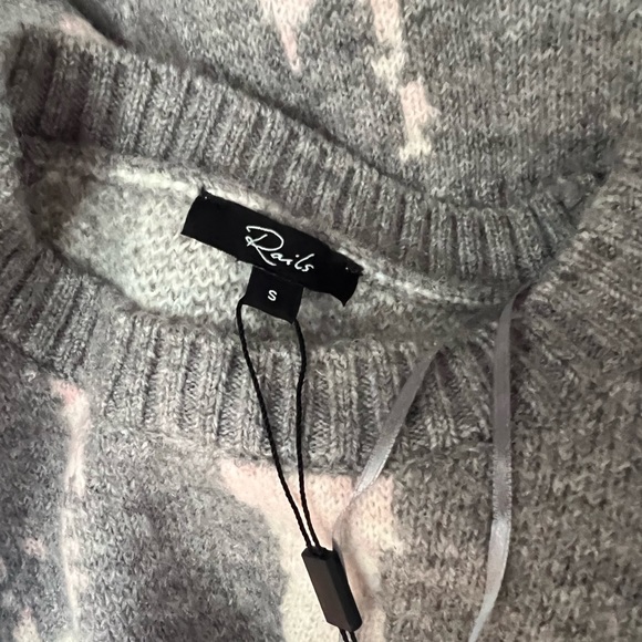 NWT Rails Virgo Grey Tie Dye Sweater Size Small & Medium $248 - Picture 5 of 12